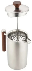 Френска преса за кафе/чай Kinghoff KH 1995, 1 л, Неръждаема стомана, Двойни стени, Инокс