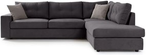 Ъглов диван Hanson-Anthracite-Right