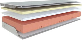 Двулицев матрак 3/4, 180 x 200 cm Galaxy Viscostar - Materasso