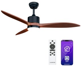 Klarstein Таванен вентилатор SkyBreeze Smart, Използване на открито и закрито, Интелигентно управление, IP44, 40 dB