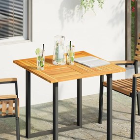 4004256 vidaXL Плот за маса, 80x80x2,2 см, квадратен, акациево дърво масив