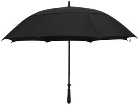 149140 vidaXL Чадър, черен, 130 см