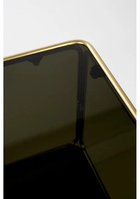 Черно-златиста метална библиотека 80x89x35 cm Liah – White Label