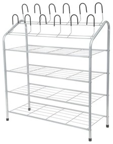 Четириетажна етажерка за обувки с удължител - Compactor