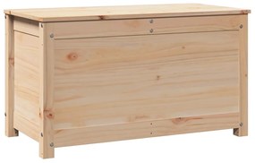 823534 vidaXL Кутия за съхранение, 80x40x45,5 см, борово дърво масив