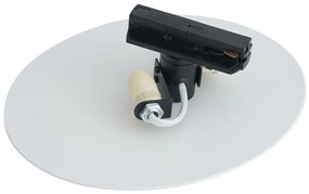 Модерна бяла таванна лампа за релсова система за осветление 1-фазна 2-лампи - Iconic Pulley