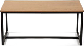 Масичка за кафе от декор от дъб в естествен цвят 47x90 cm Norden – Bonami Essentials