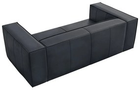 Тъмносин кожен диван 212 cm Madame – Windsor &amp; Co Sofas