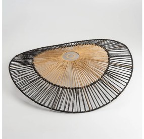 Универсален абажур KERIA диам. 50 cm кафяв/черен