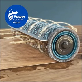 Прахосмукачка робот Philips Series 9000 XU9100/10, 6500 mAh, 8000 Pa, WiFi, LiDAR, PowerCyclone, EPA 11, Сухо/мокро почистване, Бронз/златист