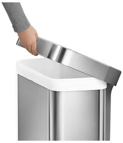 Кошче с педали от неръждаема стомана 45 л - simplehuman