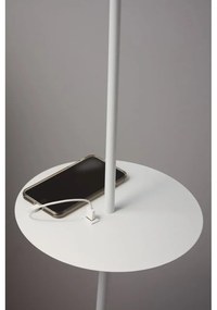 Бяла свободностояща лампа с място за съхранение Linear - Markslöjd