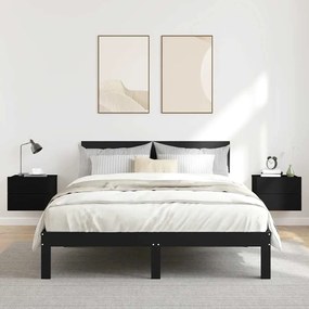 801056 vidaXL Нощни шкафчета, 2 бр, черни, 40x30x30 см, инженерно дърво