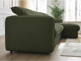Зелен ъглов диван Achille – Bobochic Paris