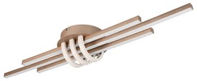 LED осветително тяло за таван в бронзов цвят 18x81 cm Cinto – Trio