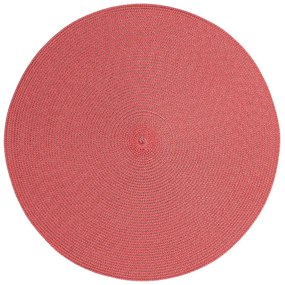 Червена кръгла подложка Zic Zac Round , ø 38 cm Chambray - ZicZac