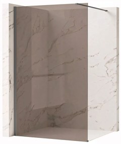 Параван за душ Rea Flexi Brown / Titan 80