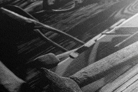 Картина на платно – Дърводелски инструменти в черно-бяло
