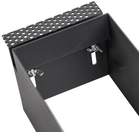 Вграден прожектор черен GU10 AR70 без рамка 2-светлина - Oneon