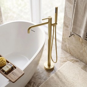 Cмесител-свободно стоящ  Rea Foster Brush Gold