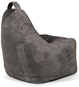 Тъмнокафяв пуф от рипсено кадифе Play Amuse – SLOWDOWN