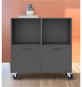 Черен мобилен скрин Keep by Hammel - Hammel Furniture