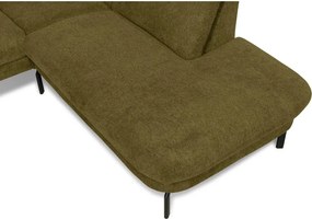 Ъглов диван в цвят горчица (десен ъгъл) Gomero – Scandic