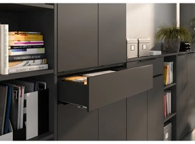 Антрацитен гардероб 81x197 cm Mailand - Germania