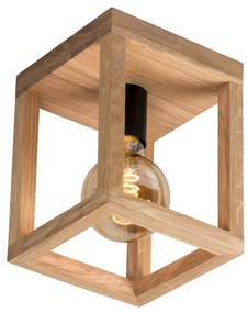 Spot-Light 9154174 - Таванно осветително тяло KAGO 1xE27/60W/230V матов дъб