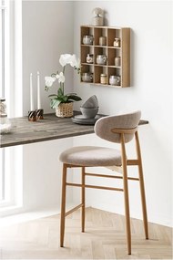 На няколко нива стенен рафт от масивен бор в естествен цвят 46 cm Moss – House Nordic