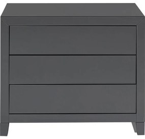 Арт.85392 Скрин Luxury Push 3 Drawers Grey