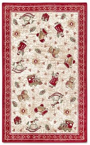 Червен килим с коледен мотив със смес от памук 50x80 cm Toy's Delight Red Christmas – Villeroy&amp;Boch