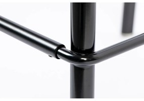 Черен/светлосив бар стол 94 cm Spike - Zuiver