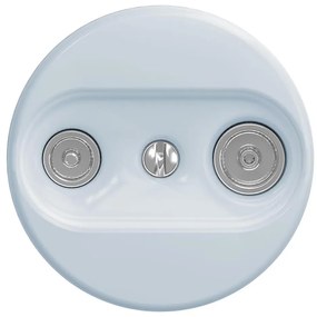 Kliklap - Ретро TV+R крайна розетка без рамка, синя