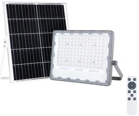 LED прожектор FOCUS 100W, 15000 mAh, 6000K, IP65 с соларен панел + DO