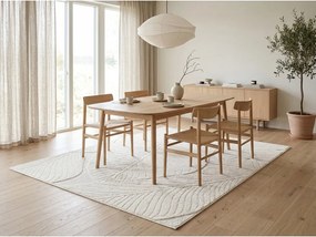 Кремав килим 160x230 cm Lamina – ESTE