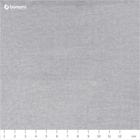 Светлосиво тапицирано двойно легло с място за съхранение и включена подматрачна рамка 160x200 cm Lamica – ELTAP