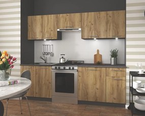 Кухня Daria 240 дъб крафт с включен плот
