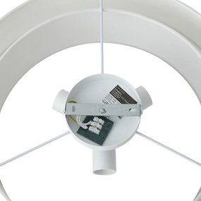 Модерна таванна лампа бяла 50 см 3-светлини - Drum Duo