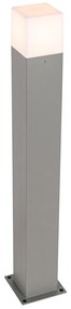 Модерна външна подова лампа сива 70 см IP44 - Denmark