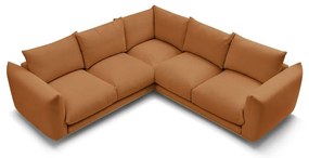 Оранжев ъглов диван Ernest – Bobochic Paris