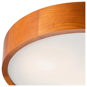 Кафява кръгла лампа за таван , ø 47 cm Plafond - LAMKUR