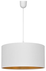 Полилей ALBA 1xE27/15W/230V, Ø 40 см, бял/златен