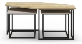 Масички за кафе в комплект от 3 бр. 60x111,5 cm Zoya – Marckeric