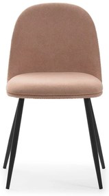 Светлорозови трапезни столове в комплект от 4 бр. Malila – Marckeric