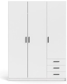 Бял гардероб 147x200 cm Sprint – Tvilum