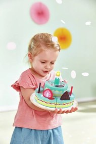 Hape - Дървена интерактивна торта, Честит Рожден Ден