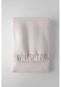Вафлено одеяло в кремав цвят, 140 x 180 cm Waffel - Euromant