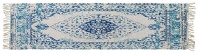 Килим DKD Home Decor Син Памук Chenille (60 x 240 x 1 cm)