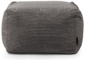 Син пуф от рипсено кадифе Softbox MooG – SLOWDOWN